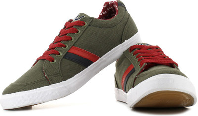 

Fila Alton Sneakers For Men(Olive, Olv/rd/blu