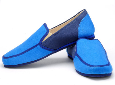 

FUNK Gerry Blue Canvas Shoes For Men(Blue