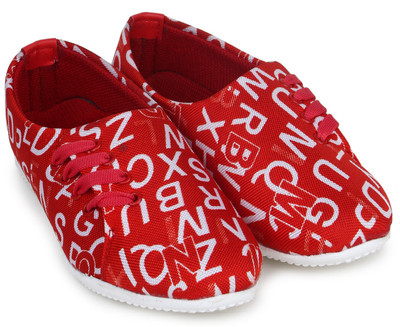 

Beonza Canvas Shoes For Women(Red