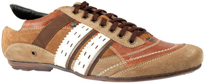

Salt N Pepper 10-295 Casablanca Cognac Tan Brown White Casual Shoes For Men(Multicolor