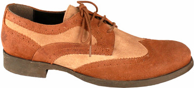 

Salt N Pepper Old Monk Mustang Taupe Suede Casual Shoes For Men(Tan