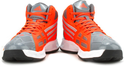 

ADIDAS Bully Basketball Shoes For Men(Grey, Orange, Visgre/silvmt/solred
