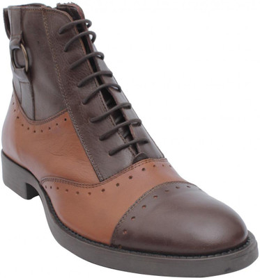 

Salt N Pepper Boots For Men(Brown), Brownalmond