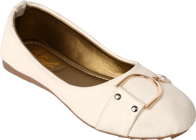 

Jade D Buckle Bellies For Women(White