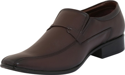 

Dokmen Cherry Brown Formal shoes for Men Slip On For Men(Brown