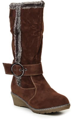 

Stylistry Maxis Brown Color Boots For Women(Brown