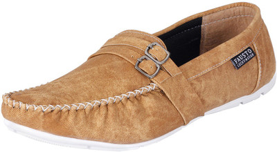 FAUSTO Loafers For Men(Brown, Tan