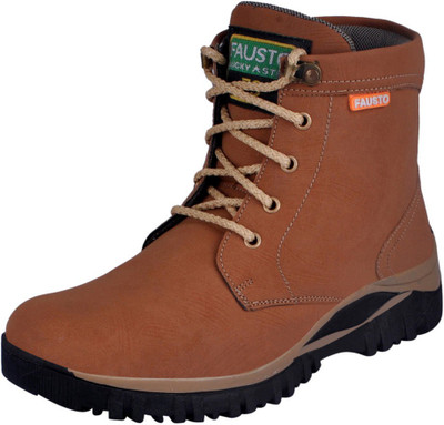 

FAUSTO Boots For Men(Brown)