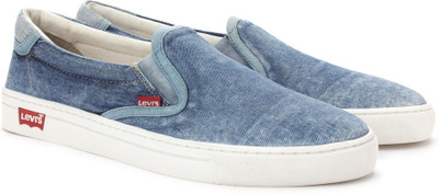 

Levi's DENIM SLIP ON Men Loafers For Men(Blue, Light blue
