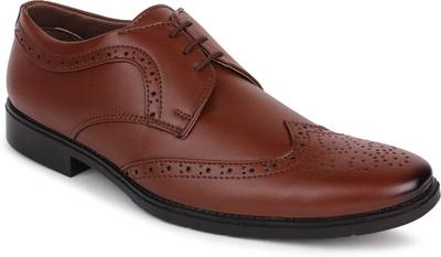 Tufli Brogue Brown Formal Lace Up