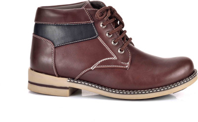 

Levanse Daily wear boots Boots For Men(Brown, Matte brown
