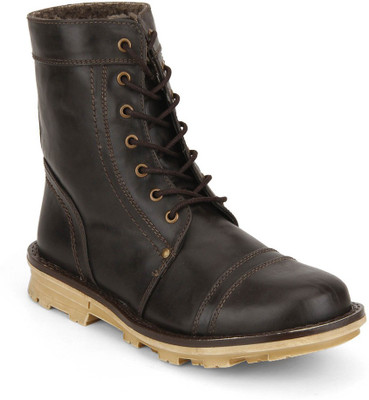 

Knotty Derby Abbott Toe Cap Boots For Men(Brown