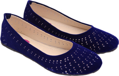 Myra Cutwork Bellies For Women(Purple)