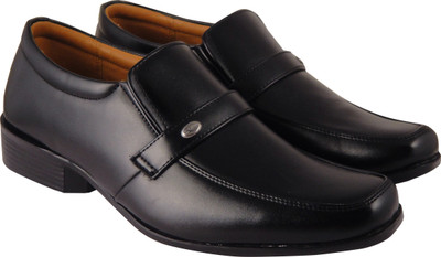 

Action Synergy Men's ME9946 Black Formal Slip On For Men(Black