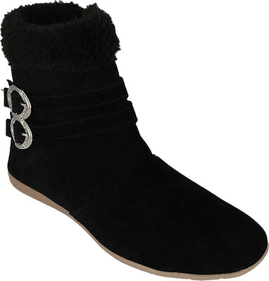 

Pink Fever Boots For Women(Black