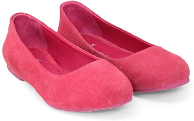 

Brune 100% Suede Leather Women Bellies For Women(Pink