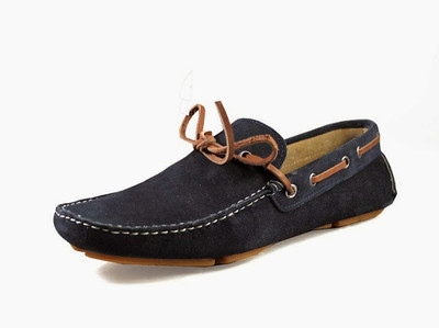 

Knotty Derby Riddle Loafer Driving Shoes For Men(Blue