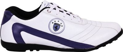 

Nexq Purple Walking Shoes For Men(White, Purple)