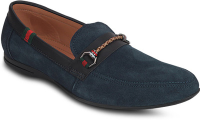 

Get Glamr Stylish Woven Loafers For Men(Blue
