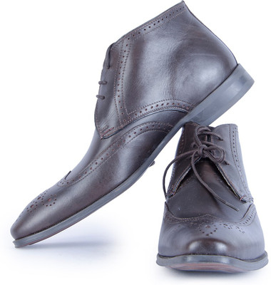 

Burkley Brown KelverHi Pure Leather Formal Shoes Party Wear For Men(Brown)