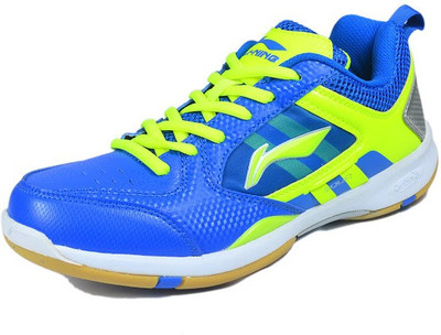 

Li-Ning Star Icon-3 Badminton Shoes For Men(Blue, Yellow, Lime & blue