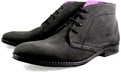 

Knotty Derby Oliver Chukka Boots For Men(Black