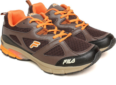 

Fila Running Shoes For Men(Brown, Dk brn/org