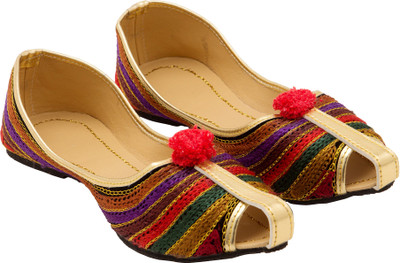 

Royal Collection Multicolor Jutis For Women(Multicolor
