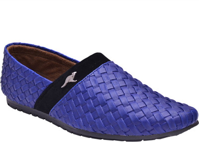 

Hirel's Stylish Nagra Loafers For Men(Blue