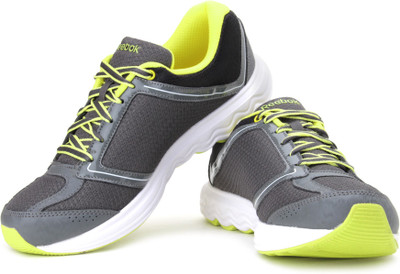 

REEBOK Race Runner Lp Running Shoes For Men(Black, Yellow, Grey;green;black;white