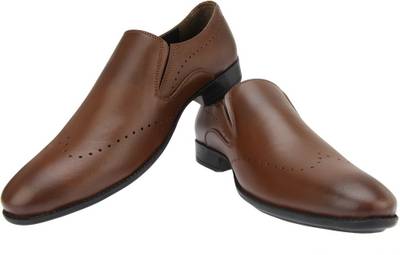 Brigit Wing Tip Formal Shoes Black Slip On