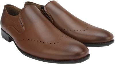 Brigit Wing Tip Formal Shoes Black Slip On