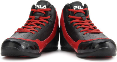 Fila TRACK Basket Ball For Men(Black, Red, Rd