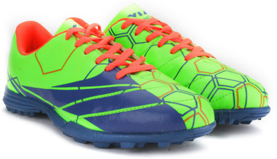 

Nivia Stay Tough Men Football shoes For Men(Blue, Green, Orange, Neon green/org