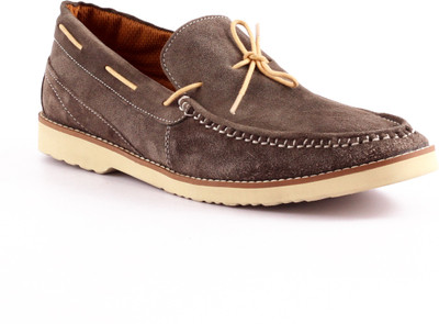 Willywinkies Stylish And Trendy Boat Shoes For Men(Grey)