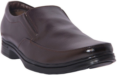 

Leather Chief Slip On For Men(Brown)