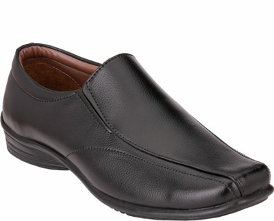 Shoe Smith SS1096 Slip On Shoes For Men(Black