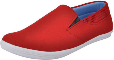FAUSTO Canvas Shoes For Men(Red)