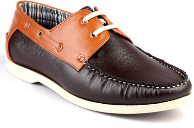 

Mactree Masaari Boat Shoes For Men(Brown)