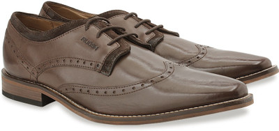 

Ruosh Genuine Leather Lace Up For Men(Brown