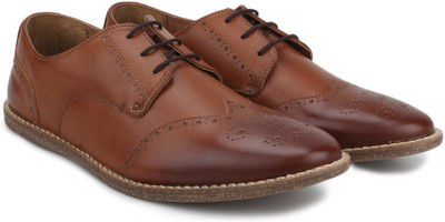 

Knotty Derby Thomas Brogue Corporate Casuals For Men(Tan