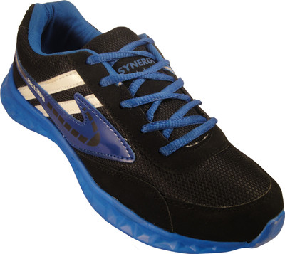 

Action Synergy 7162 Black/Blue Sports Walking Shoes For Men(Black, Blue