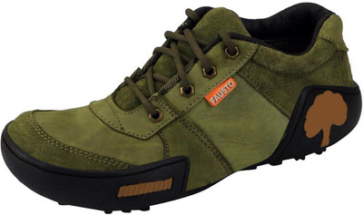 

FAUSTO Hiking and Trekking Boots For Men(Green, Mehendi