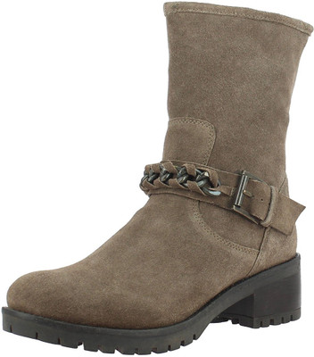

SAINT G Leather Ankle Boots For Women(Beige), Sand