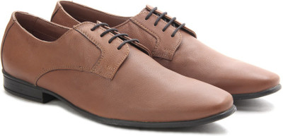 

Ruosh Men Genuine Leather Lace Up Shoes For Men(Brown, Tan/light brown