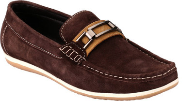 

GAI Style Loafers For Men(Multicolor, Cola brown