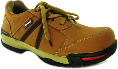 

JK Port Mens Synthetic Leather With Extra Comforts Casuals Shoes For Men(Tan)