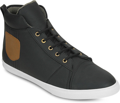 

Get Glamr Basic Canvas Sneakers For Men(Black