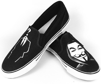 

F-Gali The Anonymous Slip-on Shoes Canvas Shoes For Men(Multicolor