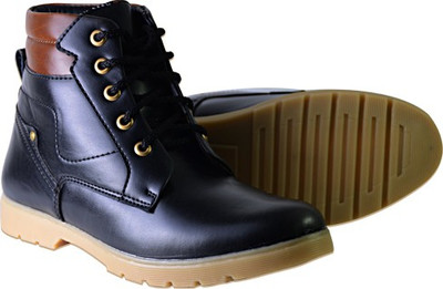 

Smoky Black Premium Boots For Men(Black